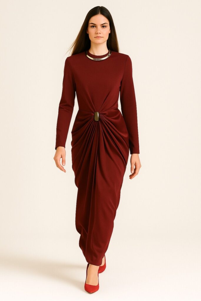 women’s luxury dress A1006-1