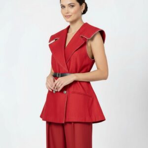 Women' s sleeveless pantsuit A1004-1